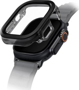 Etui UNIQ Voute do Apple Watch Ultra     49mm szkło hartowane czarny 9