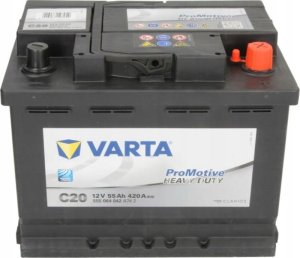 Varta Akumulator 12V 55Ah/420A HD (P+ Biegun standardowy) 242x175x190 B13 - stopka o wysokości 10.5 mm (Rozruchowy) 5