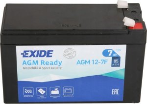 Exit Akumulator AGM EXIDE 12V 7Ah 85A bezobsługowy 150x65x100mm uruchomiony AGM12-7F 4