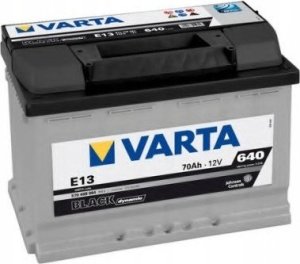 Varta Akumulator 12V 70Ah/640A BLACK DYNAMIC (P+ biegun standardowy) 278x175x190 B13 - stopka o wysokości 10 5 mm 16