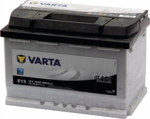 Varta Akumulator 12V 70Ah/640A BLACK DYNAMIC (P+ biegun standardowy) 278x175x190 B13 - stopka o wysokości 10 5 mm 10