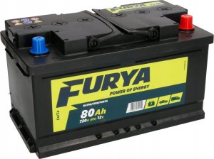 Zalman Akumulator FURYA 12V 80Ah/720A (P+ biegun standardowy) 315x175x175 B13 - stopka o wysokości 10.5 mm (rozruchowy) 3