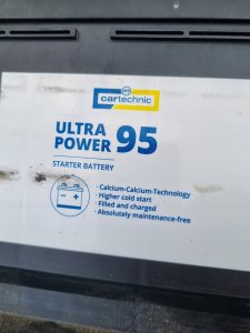 Akumulator CARTECHNIC 12V 95Ah/800A ULTRA POWER (P+ biegun standardowy) 353x175x190 B13 - stopka o wysokości 10 5 mm (rozruchowy) 3