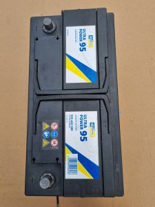 Akumulator CARTECHNIC 12V 95Ah/800A ULTRA POWER (P+ biegun standardowy) 353x175x190 B13 - stopka o wysokości 10 5 mm (rozruchowy) 7