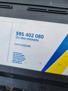 Akumulator CARTECHNIC 12V 95Ah/800A ULTRA POWER (P+ biegun standardowy) 353x175x190 B13 - stopka o wysokości 10 5 mm (rozruchowy) 10