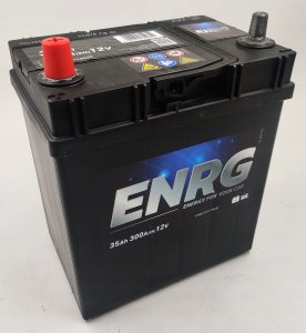 Akumulator ENRG 12V 35Ah/300A CLASSIC (L+ biegun cienki (pojazdy japońskie)) 187x127x227 B00 (rozruchowy) 1