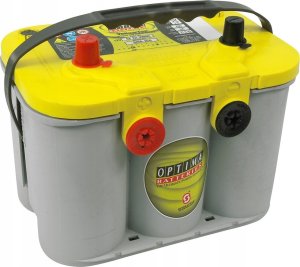 Akumulator OPTIMA 12V 55Ah/765A AGM Orbital YELLOW (L+ biegun standardowy + gwintowany) 254x175x200 B01 - stopka o wysokości 10.5 mm 1