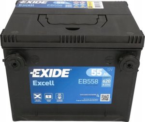 Akumulator EXIDE 12V 55Ah/620A EXCELL (L+ sae) 230x180x186 B9 (rozruchowy) 2
