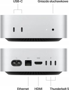 APPLE Mac mini M4 chip 10-core CPU and 10-core GPU, 24GB, 512GB SSD 15