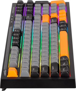 Marvo K638B, klawiatura US, do gry, przewodowa (USB), czarna, pod�wietlenie 3