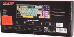 Marvo K638B, klawiatura US, do gry, przewodowa (USB), czarna, pod�wietlenie 6