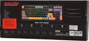 Marvo K638A, klawiatura US, do gry, przewodowa (USB), czarna, pod�wietlenie 6