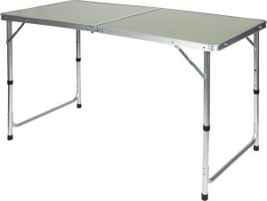 STOLIK TURYSTYCZNY SKŁADANY KEMPINGOWY 120X60X70/62/55CM ZIELONY 1