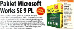 Microsoft Works 9 SE (Nośnik CD+ mat. reklamowe PC Format) 2