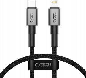 TECH-PROTECT ULTRABOOST DNA LIGHTNING CABLE PD27W/3A 25CM IRON GREY 1