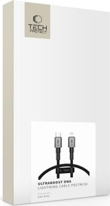 TECH-PROTECT ULTRABOOST DNA LIGHTNING CABLE PD27W/3A 25CM IRON GREY 7