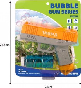 Pistolet na bańki mydlane + płyn 2