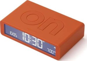 Lexon Flip Classic Double-Sided Alarm Clock Orange/Orange 1