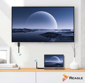 BEZPRZEWODOWY TRANSMITER OBRAZU HDMI NADAJNIK ODBIORNIK FULL HD 60Hz 50M REAGLE 2