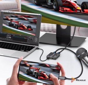 KARTA PRZECHWYTYWANIA OBRAZU WIDEO GRABBER HDMI USB 4K 60Hz YUY2 OBS HDCP REAGLE 2