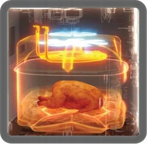 AIR FRYER FRYTKOWNICA BEZTŁUSZCZOWA DUŻA MOCNA 1875W 6L FRYTOWNICA 10