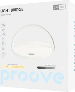 Proove Lampka nocna Light Bridge LED 3W  z ład. indukcyjną 15W biały/white 4