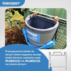 SHARK Tools Pluko Bag z szelkami (Shark) 15-18kg - pojemnik do zbioru owoców i warzyw 11