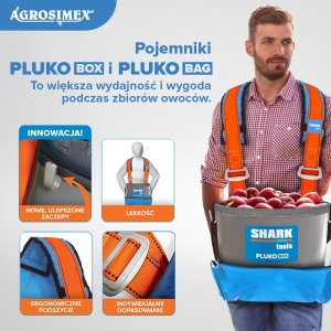SHARK Tools Pluko Bag z szelkami (Shark) 15-18kg - pojemnik do zbioru owoców i warzyw 7