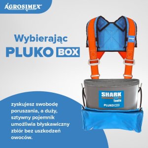 SHARK Tools Pluko Bag z szelkami (Shark) 15-18kg - pojemnik do zbioru owoców i warzyw 8