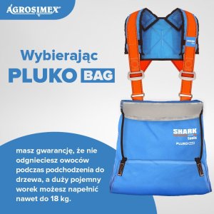 SHARK Tools Pluko Bag z szelkami (Shark) 15-18kg - pojemnik do zbioru owoców i warzyw 9