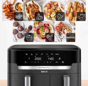 Hot air fryer Tefal XXL Dual Easy Fry, EY942HE0 7