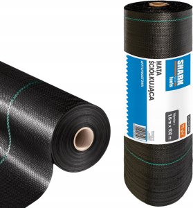 Agrotkanina Mata ściółkująca 1.6x100m 70g/m2 antychwastowa Shark Tools 1