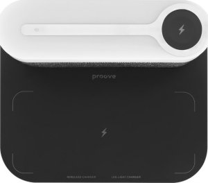 Proove 3-in-1 Bedside lamp + Alarm clock Day & Night LED 1200mAh 3W inductive charging 15W dark gray 4