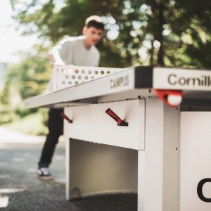 Stół tenisowy Campus 510m outdoor Cornilleau niebieski 8