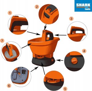 SHARK Tools Siewnik akumulatorowy 2,7l Shark Tools 2