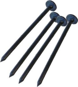 Siatka na krety czarna (średnica oczka 16x16mm) + szpilki 2 x 200 m + 100szt szpilek L190 3