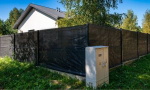 Zestaw siatka cieniująca 90% 1.5 x 50m Shark + 200 sztuk opasek zaciskowych Antracytowy 12