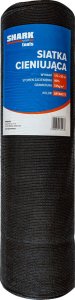 Zestaw siatka cieniująca 90% 1.5 x 50m Shark + 200 sztuk opasek zaciskowych Antracytowy 3