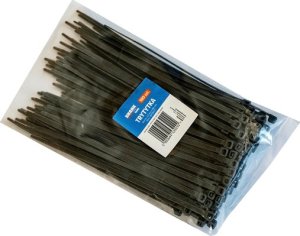 Zestaw siatka cieniująca 90% 1.5 x 50m Shark + 200 sztuk opasek zaciskowych Antracytowy 8