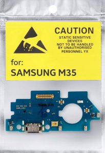 ORYGINAŁ OEM PŁYTKA GNIAZDO ŁADOWANIA USB DO SAMSUNG GALAXY M35 SM-M356B 1