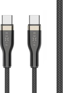 Fixed Kabel w oplocie FIXED USB-C / USB-C 2m 100W czarny 3