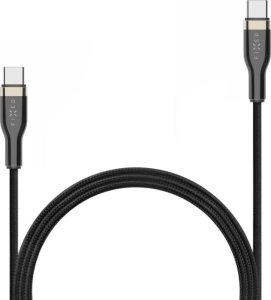 Fixed Kabel w oplocie FIXED USB-C / USB-C 2m 100W czarny 4