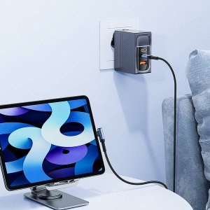 Boste Elastic Elbow Series Fast Charging Data Cable USB-C to USB-C 100W 2m Blue 2