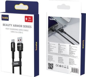 Boste Beauty Armor Series | Kabel USB-A do USB-C ,Typ-C, 3A, 2M, Szybkie ładowanie 9