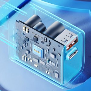 Boste Simply Elegance Series | Szybka ładowarka sieciowa, USB-A + USB typ C, 33W, PD, QC, Biały 4