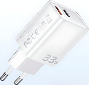 Boste Simply Elegance Series | Szybka ładowarka sieciowa, USB-A + USB typ C, 33W, PD, QC, Biały 7