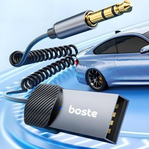 Boste BT-CAS01 | Adapter Transmiter Samochodowy Odbiornik Dźwięku Bluetooth 5.0 2