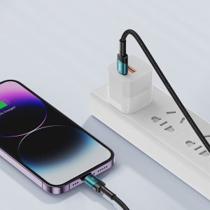 Boste Beauty Armor Series Fast Charging Data Cable USB-C to iP 20W 2m Green 2