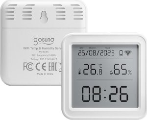 Inteligentny czujnik temperatury i wilgotności Zigbee Gosund ST17 LCD Tuya 5