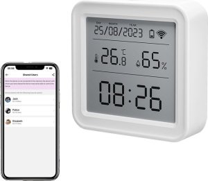 Inteligentny czujnik temperatury i wilgotności Zigbee Gosund ST17 LCD Tuya 7